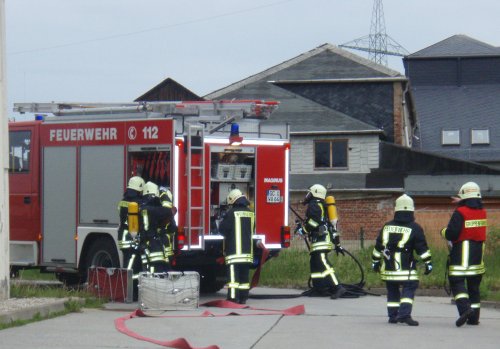 Einsatzübung der Feuerwehr