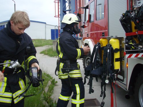 Einsatzübung der Feuerwehr