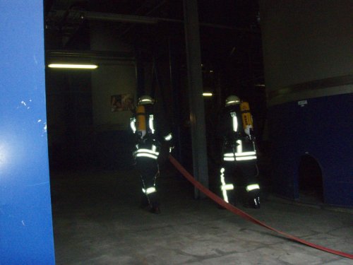 Einsatzübung der Feuerwehr