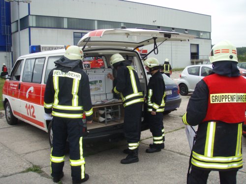 Einsatzübung der Feuerwehr