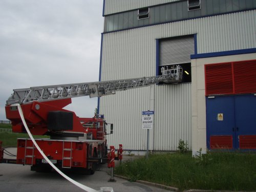 Einsatzübung der Feuerwehr