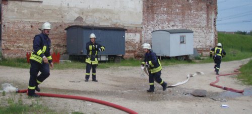 Einsatzübung der Feuerwehr
