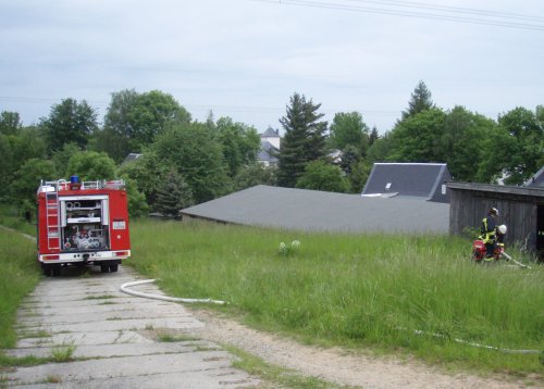 Einsatzübung der Feuerwehr