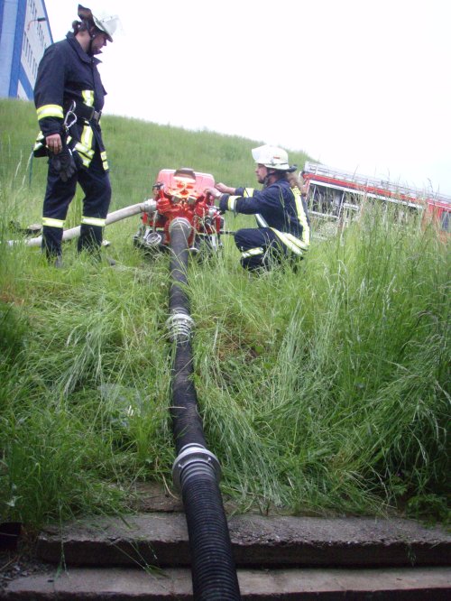Einsatzübung der Feuerwehr