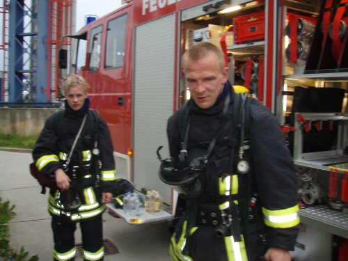 Einsatzübung der Feuerwehr