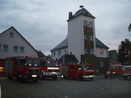 Einsatzübung der Feuerwehr